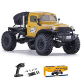 RocHobby Atlas 1/10 RC Crawler, RC Rock Truck Off Road, RC Car Indoor&Outdoor 2 in 1, RC Rock Crawler 4x4 Hobby Grade for Adults Need to Complete (Yellow)