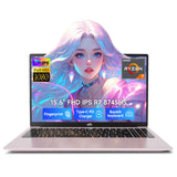 NIMO 15.6" FHD AI-Ready-Laptop, AMD R7-8745HS 16GB DDR5 RAM 1TB SSD (8C/16T, Beat R9 7940HS up to 4.9GHz) 780M-Graphics 100W Type-C Backlit Keyboard Fingerprint for Creators Streaming & Light Gaming