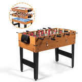 GYMAX 3 in 1 Multi Game Table, 49 Inch with Foosball Hockey & Billiards, Competition Sized Combo Game Table for Home, Game Room, Bar, Party, Club