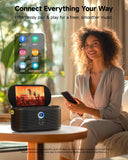 Ikarao Karaoke Machine for Adults, with Lyrics Display, Karaoke System for YouTube, 280W Speaker, Autotune & EQ, Connect to TV, Portable PA System with 2 Wireless Microphones for Home Outdoor Party