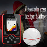 RICANK Portable Kayak Fish Finder - Fish Depth Finder for Boats - Rechargeable Transducer Fishing Gear Kayak Fishing Accessories Fishfinder Fish Finders & Depth Finders for Boats