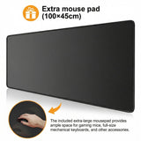63x55 Inch L Shaped Standing Desk, Electric Adjustable Height Stand Up Desk, Corner sit Stand Desk with 39x18 in Mouse Pad