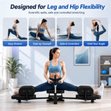 39"x15"x16.5" Split Leg Stretcher, 240° Adjustable Flexibility Trainer, Foldable Leg Stretch Machine, EPP Memory Foam, Carbon Steel Frame, 560lbs Capacity, Splits Yoga Ballet Home Training