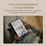 Paper Tablet, Digital Notebook with Pen & Flip Case, 11.5” 2.2K 120Hz Paper-Like Display