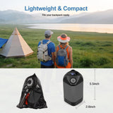Debraltanner Portable Shower for Camping with 7800mAh Battery, Rechargeable Camping Shower with Intelligent LED Display, 3 Spray Modes, IPX8 Waterproof Outdoor Camp Pump for Hiking, Travel, Car, Pet
