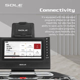 Sole F85 Treadmill, Foldable Treadmills for Home Use, Bluetooth, Touch Screen, Treadmill Foldable, Treadmills with Incline and Decline, Home Exercise Treadmill (Sole F85)