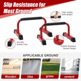 Push Up Bars: Sweat-resistant Parallettes Bar for Handstands L-sit & Dip, No Wobbling Strength Training Pushup Stands