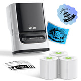 Nelko Label Maker Machine with 3 Tapes,PM220 Bluetooth Label Printer,White