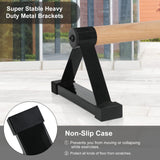 Wood push up bars Parallettes bars Anti-slip Handstand Bars for Calisthenics, Fitness, Floor workouts Solid Wood with Sturdy Metal Bracket, Support 500 lbs airogym