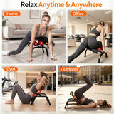 Lerpio Mini Inversion Table with Rollers, Back Extension Machine