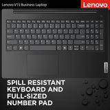 Lenovo V15 15.6" FHD Laptop, Intel 4-Cores N100, 32GB DDR5 1TB SSD, Win 11