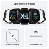 Garmin Venu® X1, Thin & Lightweight Smartwatch, 51mm, Black