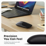 Satechi Slim EX Wireless Mouse, Multi-Device Bluetooth & 2.4GHz Connection for macOS, Windows