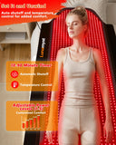 Red Light Therapy Mat for Full Body Pain Relief, 72" x 33", 1436 LEDs, 660nm Red & 850nm Near-Infrared, Bed Blanket for Home Use