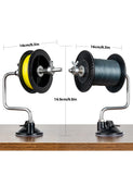 pullther fishing Fishing Tools Kit- Fishing Line Spooler,Tippet Holder,Fishing Scissors,Spinning Reels Spool Belt