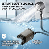 Portable Shower for Camping with Heater, Portable Camping Shower Pump with 6000mAh Battery, 1500W Water Heater, 5.3Gal Foldable Bucket, Digital Display Outdoor Shower for Camping, Beach, RV