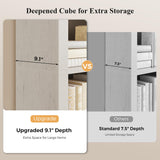 MapleGrace 71" Triple Arched Bookcase, Tall Bookshelf with Shelves, White
