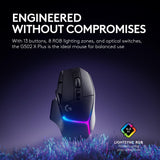 Logitech G502 X Plus Wireless RGB Gaming Mouse - Black