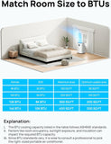DREO Portable Air Conditioners, 12,000 BTU AC Unit for Bedroom with Drainage-free Cooling, 46dB Quiet, APP/Voice/Remote, 24h Timer with Fan & Dehumidifier, Smart Standing AC for Room Indoors, AC515S
