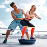 Ativafit Balance Ball Half Exercise Ball Balance Trainer Inflatable Yoga Ball for Home Gym Workouts Core Strength Fitness Half Ball with Resistance Bands, Pump, Support to 660 lbs ATIVAFIT