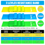 Resistance Bands, Professional Exercise Bands, Physical Therapy Bands for Strength Training, Yoga, Pilates, Stretching, Recovery, Stretch Elastic Band for Working Out, Workout Bands for Home Gym Ogurey
