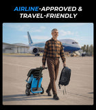 PAISEEC L5 Mobility Scooter 32 lbs Ultra Lightweight, One-Step Folding Mobility Scooter, Electric Scooter with PAI Safety System, Airline Approved Mobility Scooter for Seniors (Blue, 15 Miles)