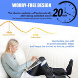 FinityPro FSA Air Compression Leg Massager for Circulation and Pain Relief, Full Leg Compression Boots with Adjustable Extension Straps for Foot Calf Thigh, 3 Modes & 20-Min Auto Shut-Off