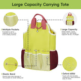 9-Piece Gardening Tool Set, Heavy Duty Garden Tool Set with Wood Handle, Premium & Durable Hand Tools Gardening Kit