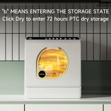Portable Dishwasher Countertop, Countertop Dishwasher With Water Tank, Counter Top Dishwasher With 5 wash Programs, It can also be connected to the tap. For apartments, dorms, RVs