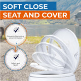 Toilet - Standard Height, Gravity Flush, Foot Pedal SEAFLO