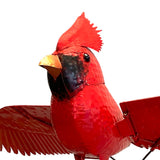 Esschert Staked Metal Giant Flying Cardinal Rocker, 84" H