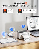 MUNBYN Bluetooth Thermal Label Printer 941BP, 300DPI Wireless 4x6 Shipping