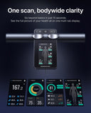 RENPHO Smart Scale for Body Weight, 8-Electrode Body Composition Scale with BMI, Body Fat, Muscle Mass, Rechargeable Body Fat Scale with Full-Color TFT LCD on Handle, MorphoScan Nova, Dark Blue