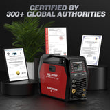 ARCCAPTAIN MIG205MP MIG Welder with Plasma Cutter, 9 IN 1 Welding Machine