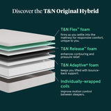 Tuft & Needle Original Hybrid Medium Queen Mattress in A Box, Adaptive Foam