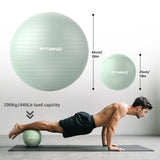 FITMIND Yoga Ball set-65cm&25cm(Green)