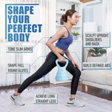 EAST MOUNT 15LB Adjustable Kettlebell Set – 3-in-1 (5/9/15 LB), Compact Adjustable Weights, Wide Triangle Handle and Wrist-Friendly Design, Blue