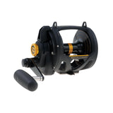 PENN 1292938 Squall Lever Drag 2-Speed Trolling Fishing Reel, 890/50, black, IGFA50, SQL50VSW