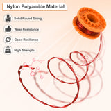 GreatBuddy 6 Pack WA0010 Replacement Spool for Worx Weed Eater String, Compatible with Worx Select Electric String Trimmer, 10ft, 0.065 Inch