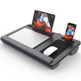 VUMBRX Lap Desk with Cushion, Fits Up to 17in Lap Tray Wrist Rest Mouse Pad