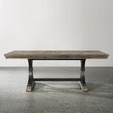 Roundhill Furniture Birmingham Dining Set, One Size, Driftwood Finish