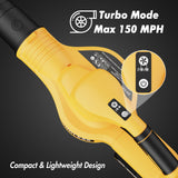 Leaf Blower Cordless with 2 Batteries and Charger, 21V Electric Leaf Blower with 2 Speed Modes