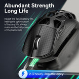 ATTACK SHARK R3 Magnesium Alloy Wireless Gaming Mouse, Black&Tape