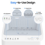 110-Sheet Micro Cut Shredder for Home Office, 6.9 Gallons Bin P-4 High Security Paper Shredder for Credit Card, Staple, Clip