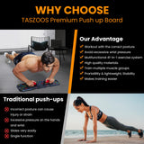 Push Up Board, with Automatic Count & Timer, 41 Push Up Bar, Updated Foam Handles, Portable Home Workout Equipment, Push Up Strength Training Equipment TASZOOS