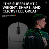 Logitech G PRO X Superlight 2 Wireless Gaming Mouse - White