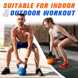 RitFit Neoprene Coated Kettlebell Weight Set, Solid Cast Iron