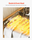 Heat Press, 12x10in Heat Press Machine, Clamshell Sublimation Transfer Printer Fast Heat-up
