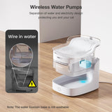 PETGUGU AI Cat Water Fountain with Smart App,8-Layer Filtration,Wireless Ultra Quiet Pump,Pet Health Manager,2.4G WiFi Automatic Water Dispenser for Cats Dogs Pet Water Fountain Easy to Clean