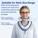 Cervical Traction Device, Adjustable Neck Stretcher for Pain Relief, Lightweight Neck Support Brace for Cervical Spine Decompression, Ergonomic Design for Home, Office & Travel Use